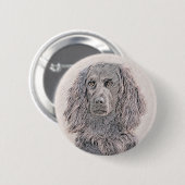 Badge Rond 5 Cm Boykin Peinture Espagnole - Cute Original Chien Ar (Devant & derrière)