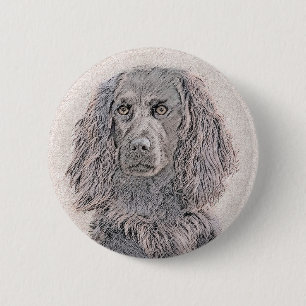 Badge Rond 5 Cm Boykin Peinture Espagnole - Cute Original Chien Ar