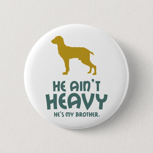 Badge Rond 5 Cm Bracco Italiano (Devant)