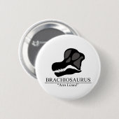 Badge Rond 5 Cm Brachiosaurus (Devant & derrière)