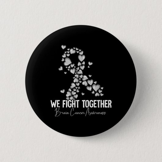 Badge Rond 5 Cm Brain Cancer Awareness 3  (Devant)