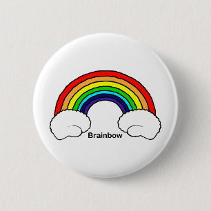 Badge Rond 5 Cm Brainbow