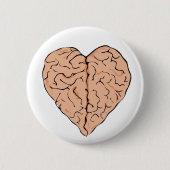 Badge Rond 5 Cm Brainheart (Devant)