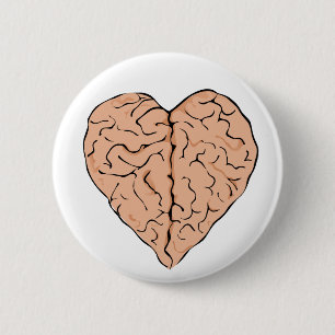 Badge Rond 5 Cm Brainheart