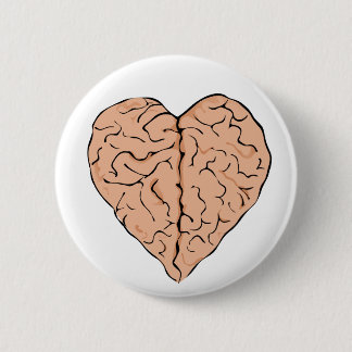 Badge Rond 5 Cm Brainheart