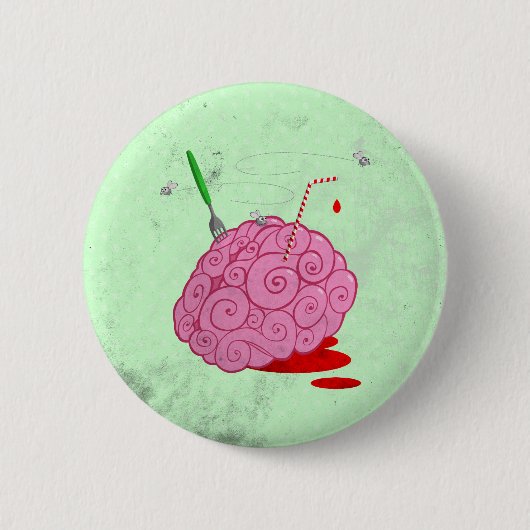 Badge Rond 5 Cm Brainz (Devant)