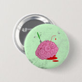 Badge Rond 5 Cm Brainz (Devant & derrière)