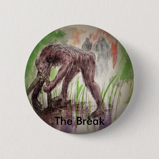 Badge Rond 5 Cm branche, la coupure (Devant)