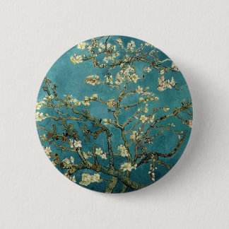 Badge Rond 5 Cm Branches avec fleurs d'amandes par Vincent Van Gog