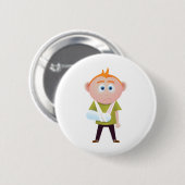 Badge Rond 5 Cm Bras cassé (Devant & derrière)
