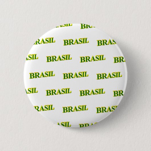 Badge Rond 5 Cm Brasil 3D (Devant)