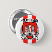 Badge Rond 5 Cm Bratislava (Devant & derrière)