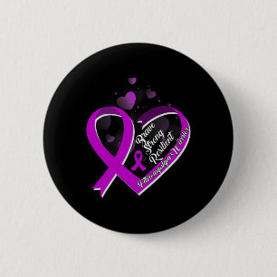 Badge Rond 5 Cm Brave résistant résistant Fibromyalgie Guerrier