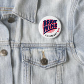 Badge Rond 5 Cm Brave Wins : Gillibrand 2020 (En situation)