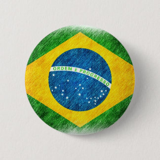 Badge Rond 5 Cm Brazilian_Flag_Pencil_Painting