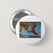 Badge Rond 5 Cm Break dancer graffiti ! (Devant & derrière)