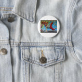 Badge Rond 5 Cm Break dancer graffiti ! (En situation)