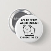Badge Rond 5 Cm Break The Ice (Devant & derrière)