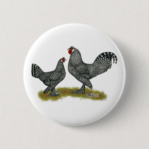 Badge Rond 5 Cm Breda Chickens Cuckoo