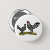 Badge Rond 5 Cm Breda Chickens Cuckoo (Devant & derrière)