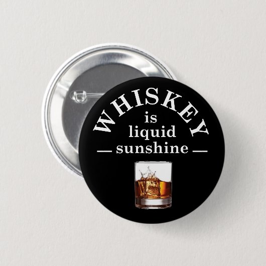 Badge Rond 5 Cm bref discours de whisky (Devant & derrière)