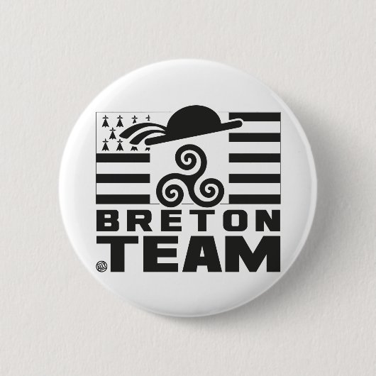 BADGE ROND 5 CM BRETON TEAM 3 (Devant)