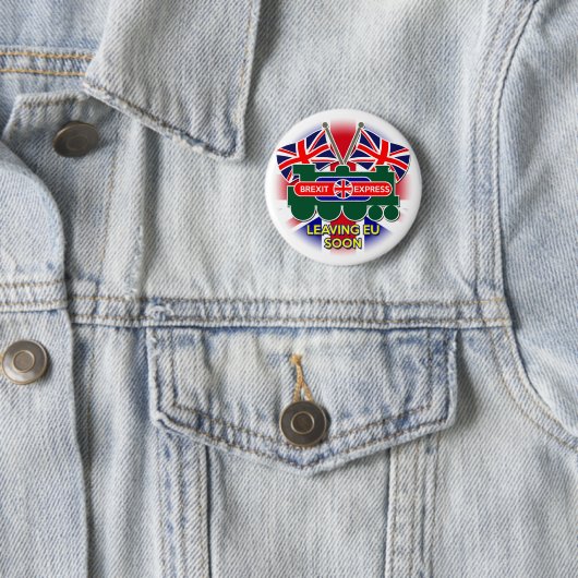 Badge Rond 5 Cm Brexit (En situation)