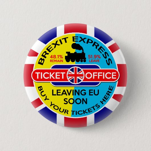 Badge Rond 5 Cm Brexit (Devant)