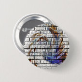 BADGE ROND 5 CM BRICK WALL (Devant & derrière)