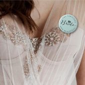 Badge Rond 5 Cm Bride Diamond Classique Script Mariage