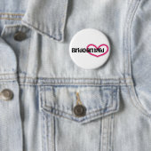 Badge Rond 5 Cm Bridemaid - customisé (En situation)