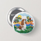 Badge Rond 5 Cm Bright Life - Cavalier (BL-F) (Devant & derrière)