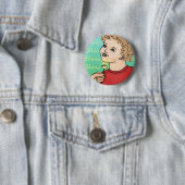 Badge Rond 5 Cm Brille ! (En situation)