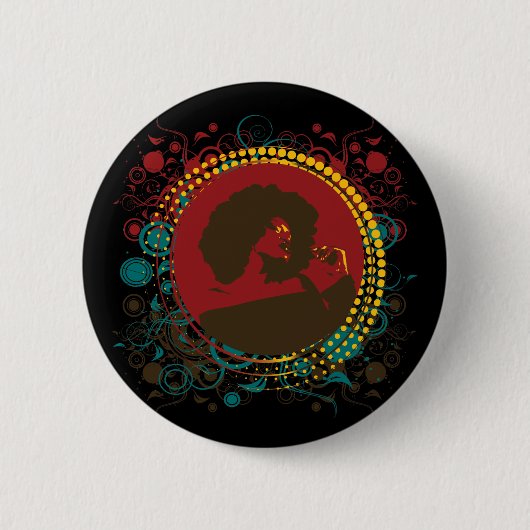 Badge Rond 5 Cm Brillez (Devant)