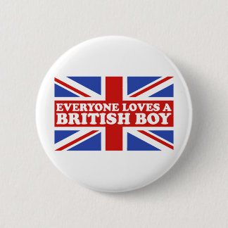 Badge Rond 5 Cm British Boy