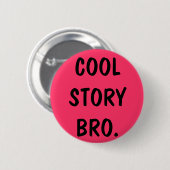 Badge Rond 5 Cm bro frais d'histoire (Devant & derrière)