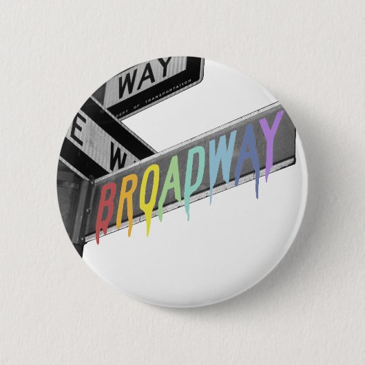 Badge Rond 5 Cm Broadway (Devant)