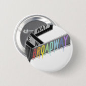 Badge Rond 5 Cm Broadway (Devant & derrière)