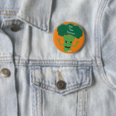 Badge Rond 5 Cm Broccoli Thunder_Cove effrayant (En situation)