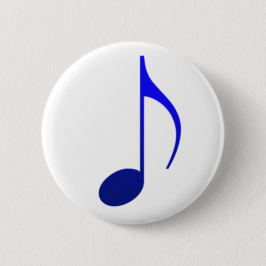 Badge Rond 5 Cm Broche (Botton) Colcheia Azul (Devant)