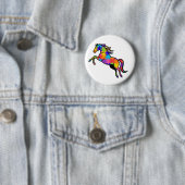 Badge Rond 5 Cm Broche (Botton) Quebra-Cabeça - Cavalo (En situation)