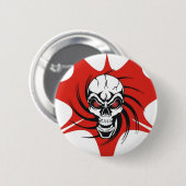 Badge Rond 5 Cm broche-caveira (Devant & derrière)