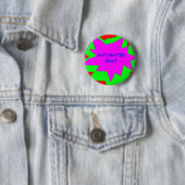 Badge Rond 5 Cm Broche de phat saturée (En situation)