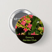 Badge Rond 5 Cm Broche du club de jardin (Devant & derrière)