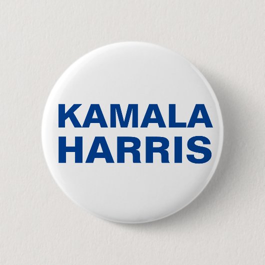Badge Rond 5 Cm Broche Kamala Harris (PERSONNALISABLE) (Devant)