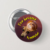 Badge Rond 5 Cm Broche monstre (Devant & derrière)