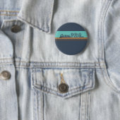 Badge Rond 5 Cm broche ronde / bouton- "aller PRO(zac)" (En situation)