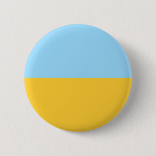 Badge Rond 5 Cm Broches personnalisées bleues et dorées Columbia