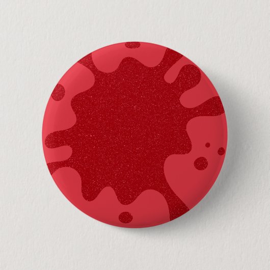 Badge Rond 5 Cm Brochure personnalisée "Paint Splash" rouge tomate (Devant)