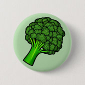 Badge Rond 5 Cm Brocoli (Devant)